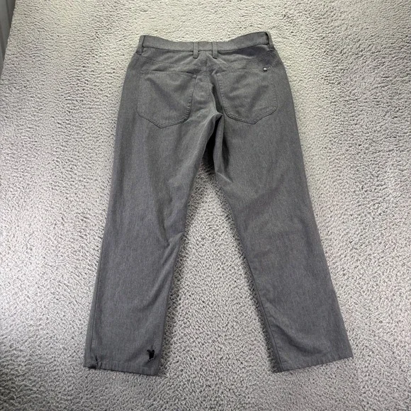 Travis Mathew Chino Pants Mens 30x28 Gray Polyester Stretch Slim Fit - Picture 4 of 9